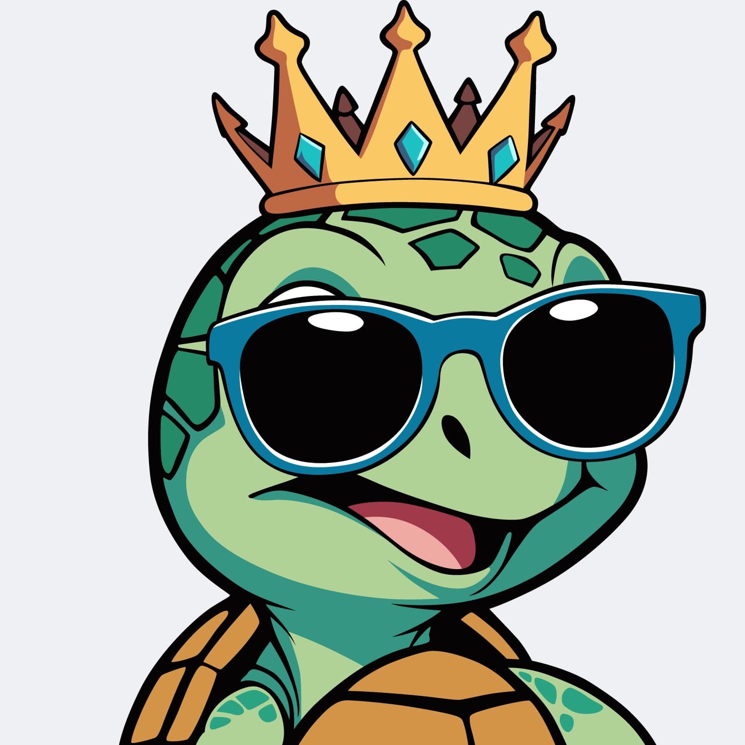 Abstract Lil Turtle Crown #11