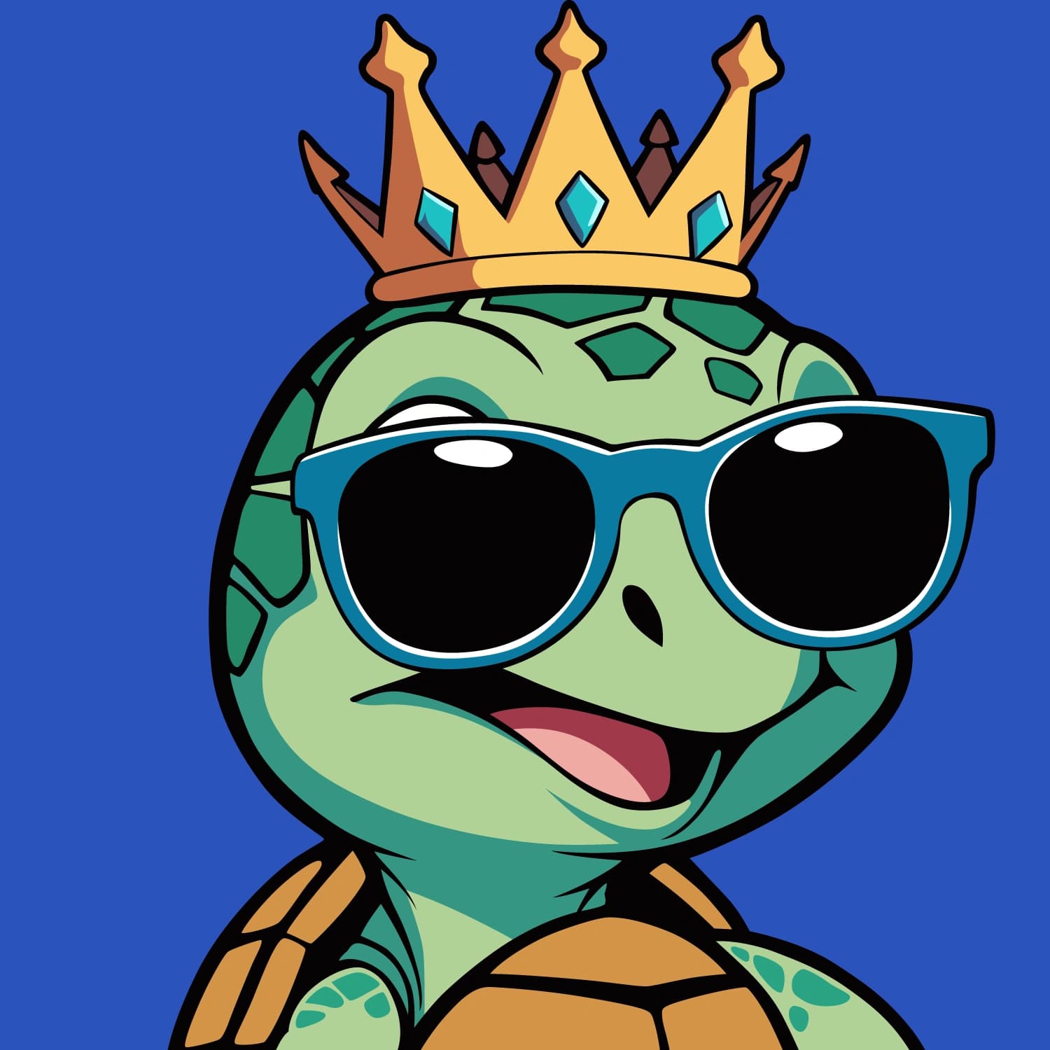 Abstract Lil Turtle Crown #16