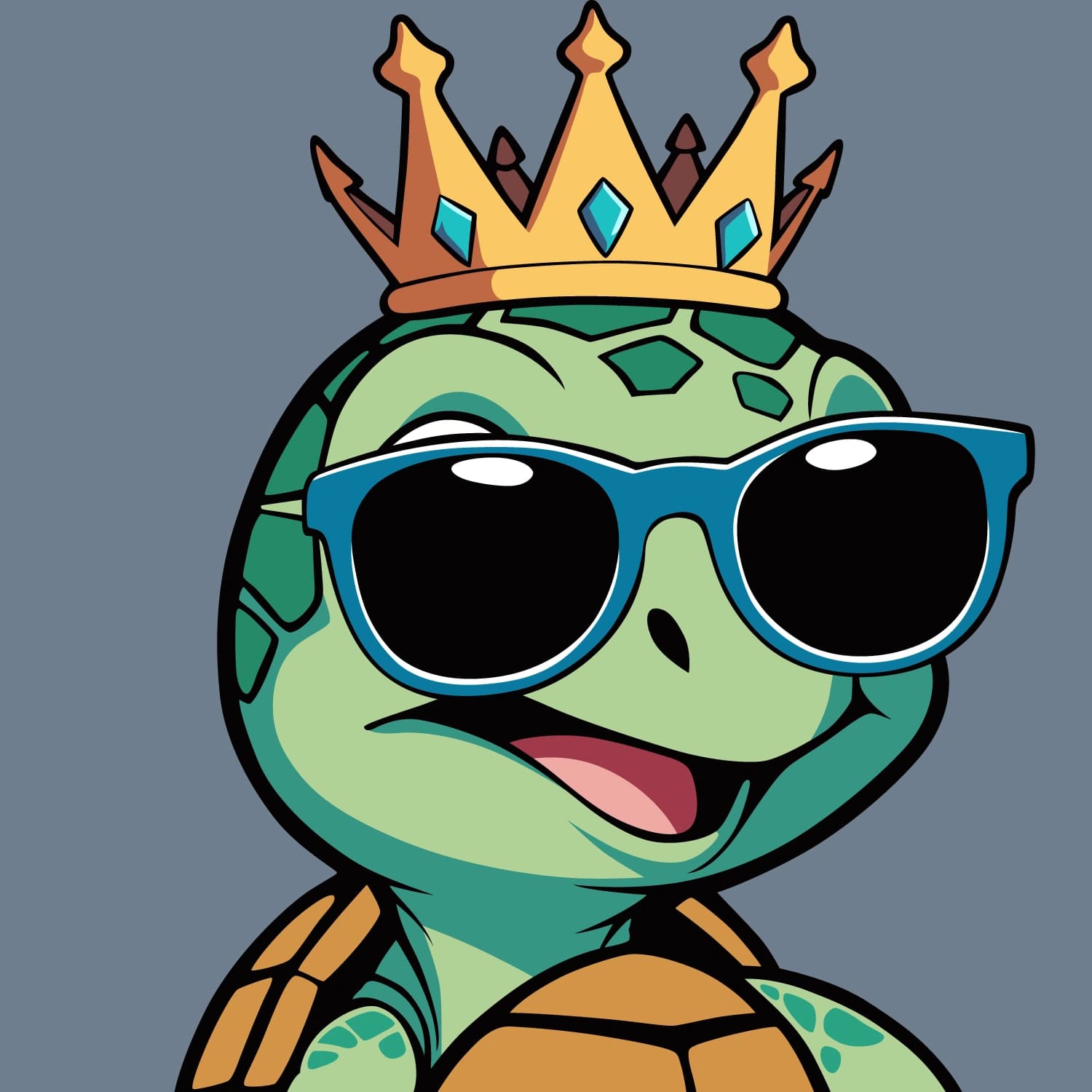 Abstract Lil Turtle Crown #2