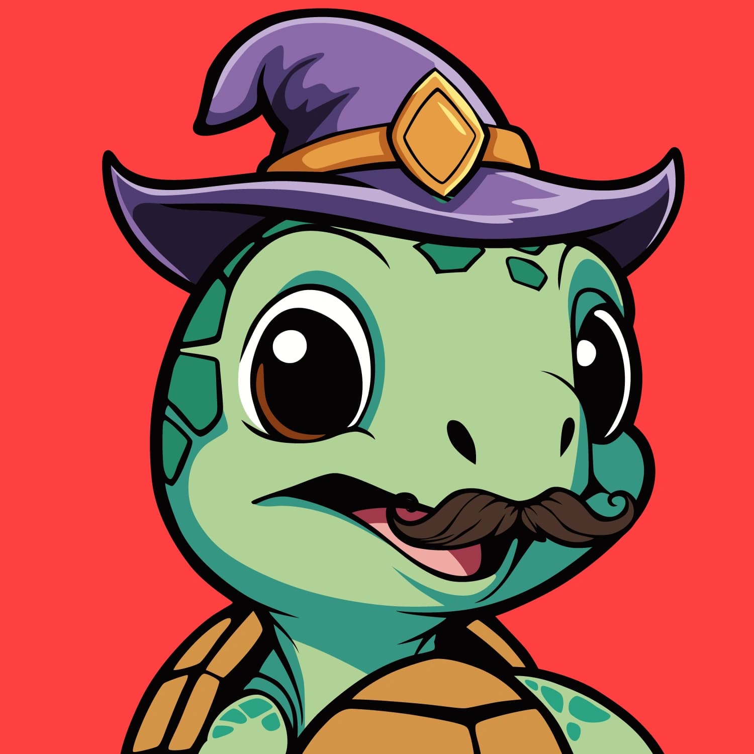 Abstract Lil Turtle Mini #11