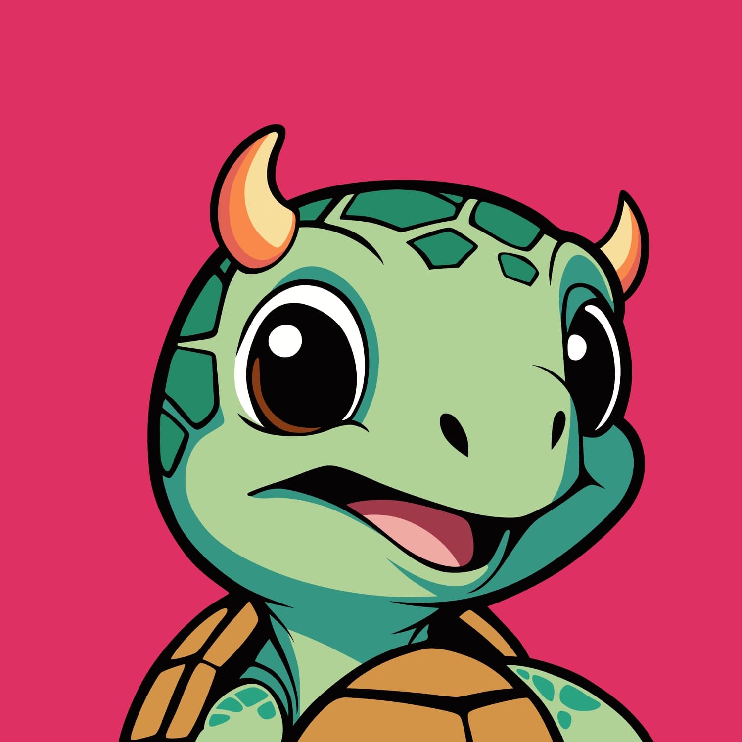 Abstract Lil Turtle Mini #12