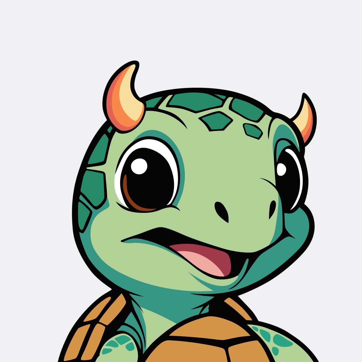 Abstract Lil Turtle Mini #14