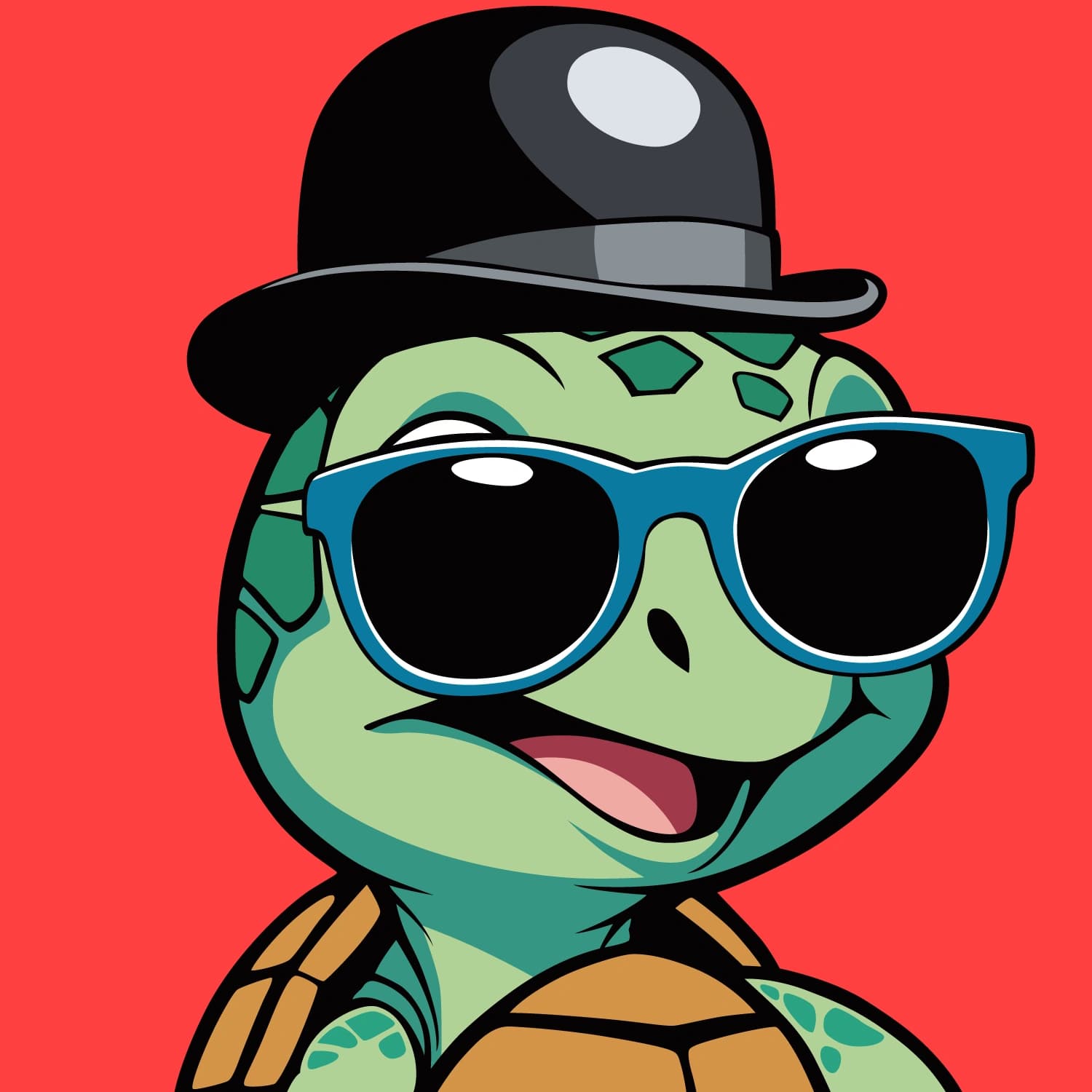 Abstract Lil Turtle Mini #16