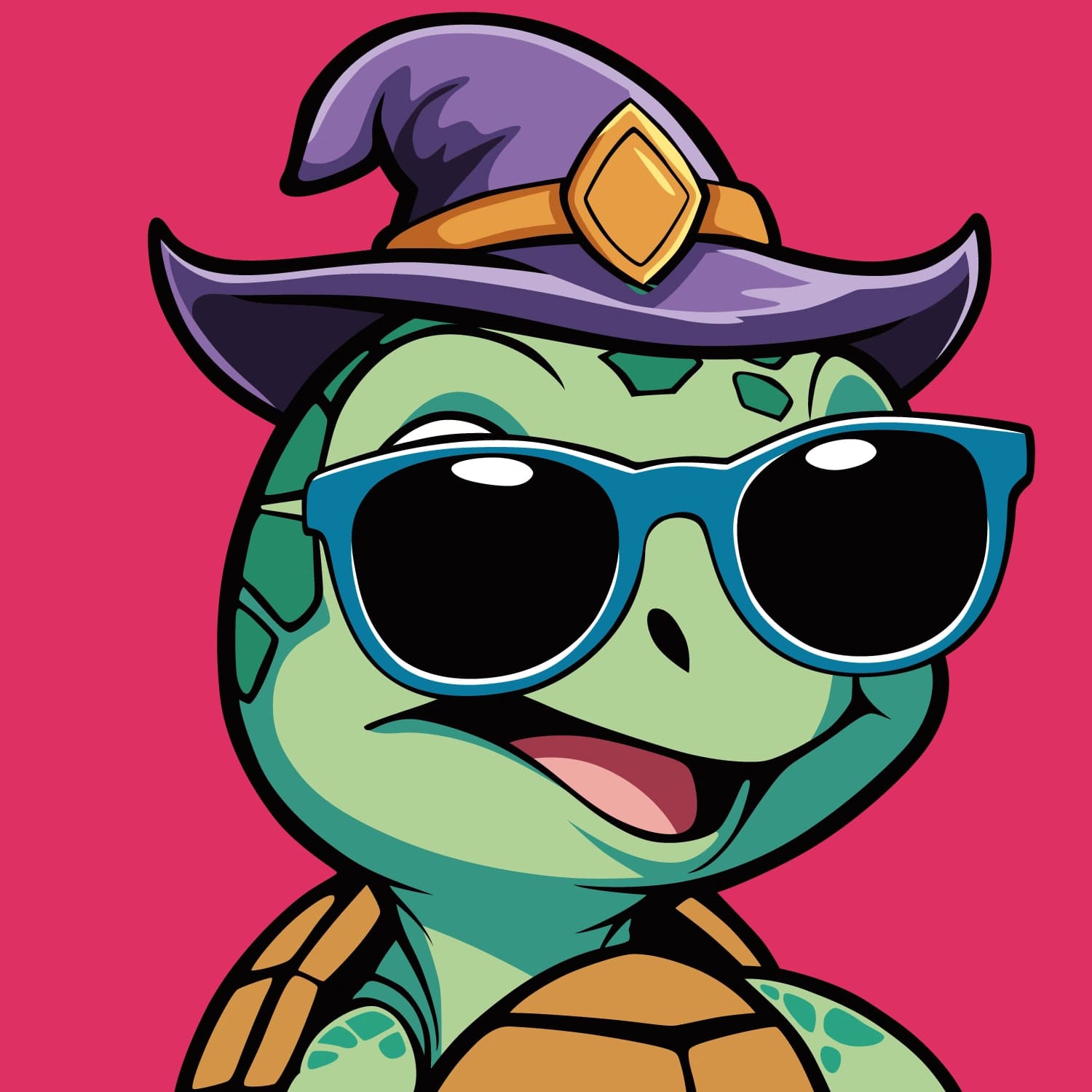 Abstract Lil Turtle Mini #17