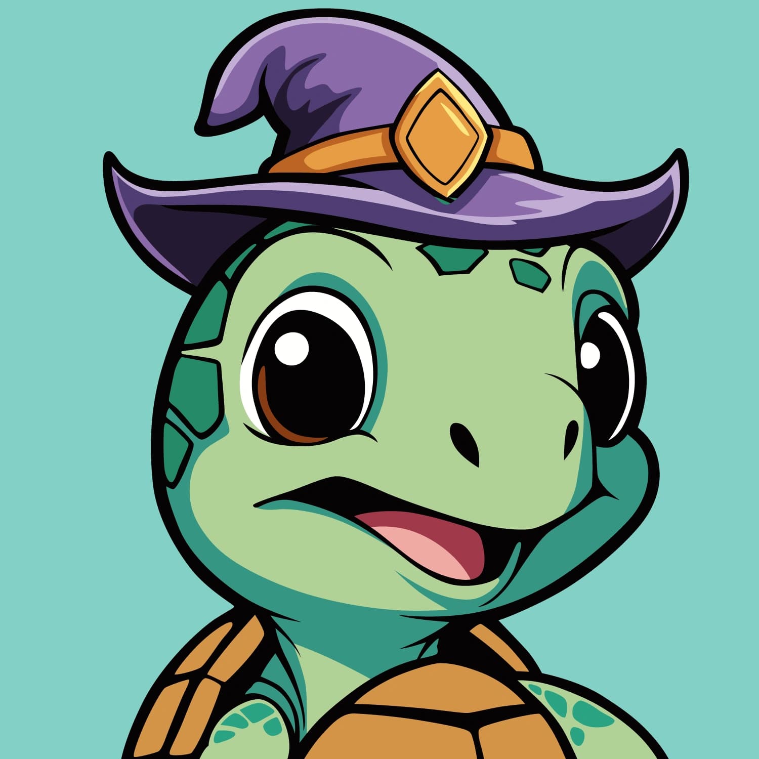 Abstract Lil Turtle Mini #23