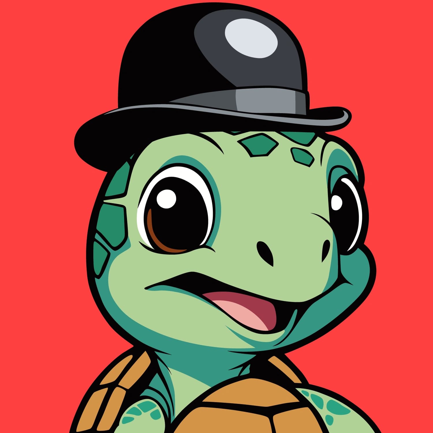 Abstract Lil Turtle Mini #3