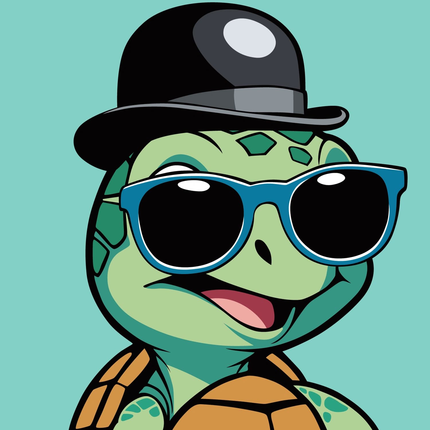 Abstract Lil Turtle Mini #4