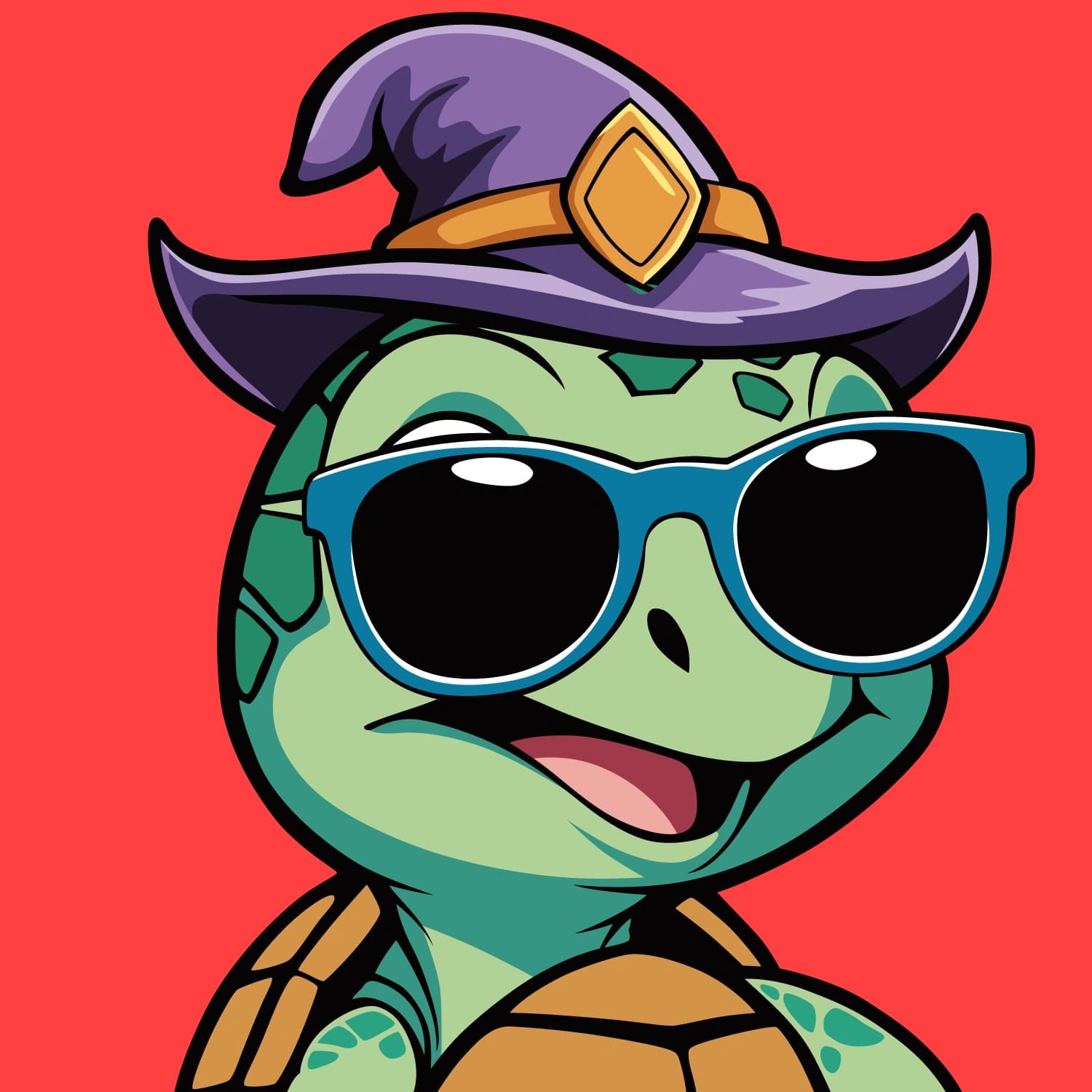 Abstract Lil Turtle Mini #9